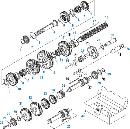 PAI Industries - Drive Train
Main Case Components - FR/FRO 14210, 15210, 16210, 18210 | woodlineparts.com