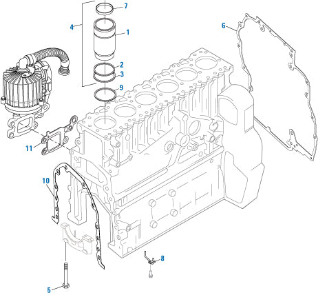 PAI Industries - Mercedes Benz
Cylinder Block Components - Mercedes OM471 | woodlineparts.com