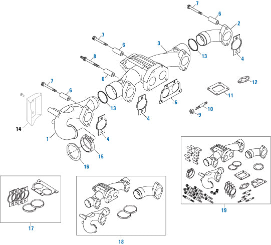 PAI Industries - Cummins Engine
Exhaust Manifold w/ EGR - X15 Series | woodlineparts.com