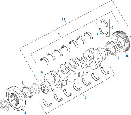 PAI Industries - Detroit Diesel Engine
Crankshaft - DD15 | woodlineparts.com