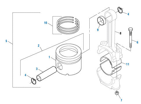 PAI Industries - Caterpillar Engine
One Piece Piston - 3412 Series | woodlineparts.com
