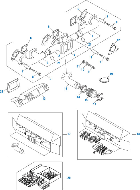 PAI Industries - Detroit Diesel Engine
Exhaust Manifold - Series 60 | woodlineparts.com