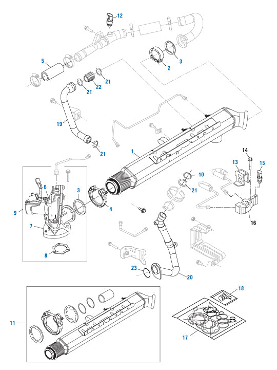 PAI Industries - Cummins Engine
EGR Cooler - L10 / M11 / ISM / QSM Series | woodlineparts.com