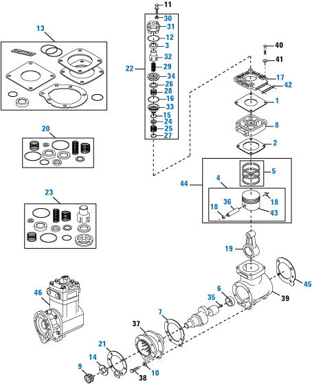 PAI Industries - Air & Electrical
Model SS296 - Compressors | woodlineparts.com