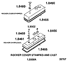 Load image into Gallery viewer, Interstate-McBee® Detroit Diesel® 5104019 Cast Rocker Cover Gasket (671 / 12V71)