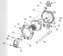 Charger l'image dans la galerie, Jabsco® 29267-1000 Manual Bilge Pump Handle (300mm) (Stainless Steel) | woodlineparts.com