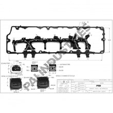 Load image into Gallery viewer, PAI 431364 NAVISTAR 1882222C93 VALVE COVER GASKET ASSEMBLY (OEM)
