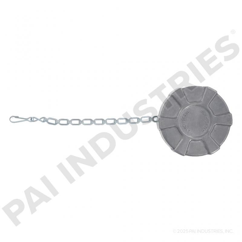 PAI 481880 NAVISTAR 3591620C2 FUEL CAP (3-1/2"-8) (NON-VENTED) (CHROME) | woodlineparts.com