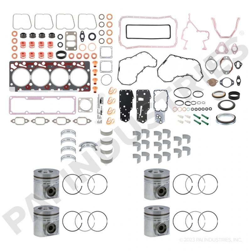 PAI 4BS103-026 CUMMINS 4B 3.9 ENGINE OVERHAUL KIT (.50MM) (STD / STD) | woodlineparts.com
