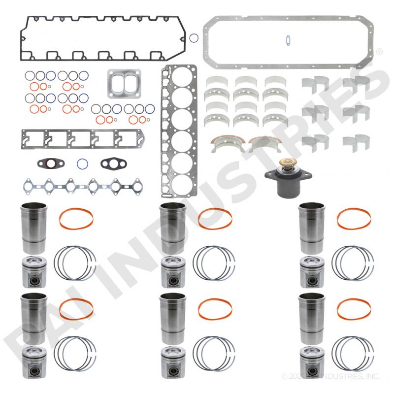 PAI 530102-001 NAVISTAR 1876205C93 ENGINE INFRAME KIT (DT530) (STD / STD) | woodlineparts.com