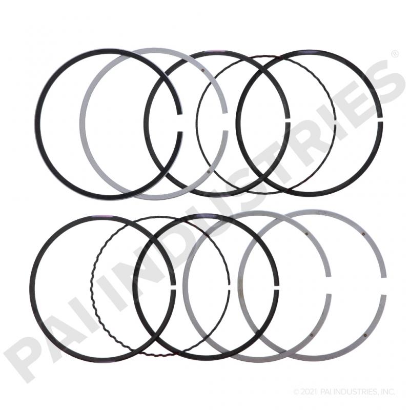 PAI 605068 DETROIT DIESEL 5198822 PISTON RING SET (TRUNK) (53 / V53) (USA) | woodlineparts.com