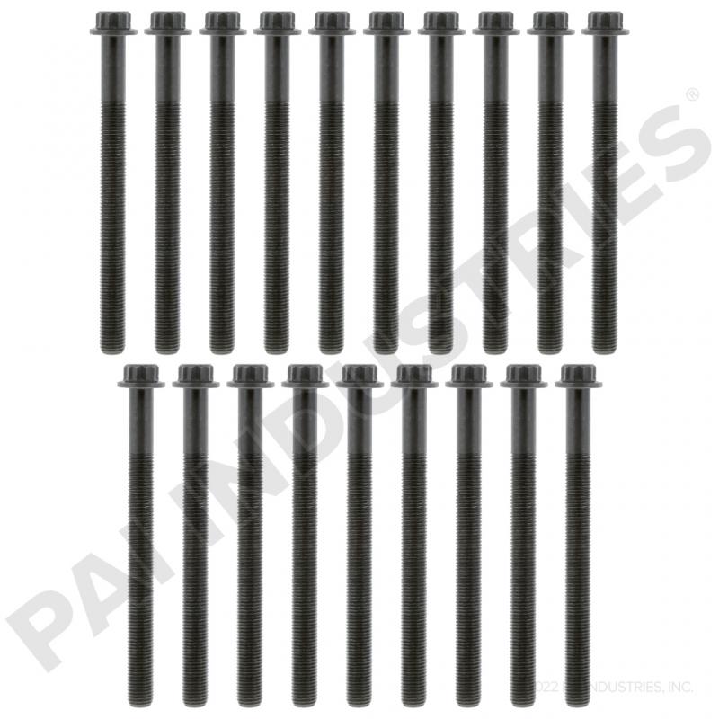 PACK OF 19 PAI 640038 DETROIT DIESEL A4720160169 CYLINDER HEAD BOLT (DD15) (USA) | woodlineparts.com