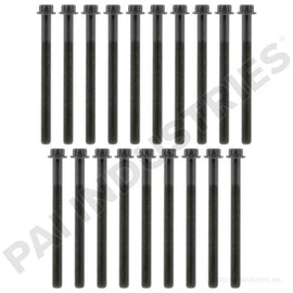PACK OF 19 PAI 640038 DETROIT DIESEL A4720160169 CYLINDER HEAD BOLT (DD15) (USA) | woodlineparts.com