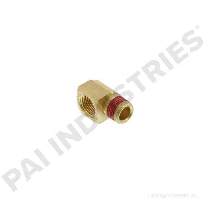 PAI 642080 DETROIT DIESEL 8929725 FUEL FITTING (90 DEGREE) (RESTRICTED) | woodlineparts.com