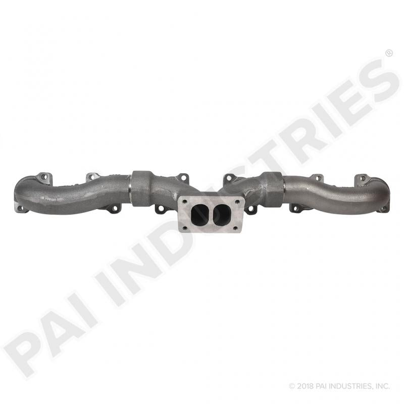 PAI 681107 EXHAUST MANIFOLD KIT FOR DETROIT DIESEL SERIES 60 (USA) (3 PC SEALED ASSEMBLY) (30 DEGREE DOWN ANGLE)