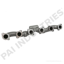 Load image into Gallery viewer, PAI 681107 EXHAUST MANIFOLD KIT FOR DETROIT DIESEL SERIES 60 (USA) (3 PC SEALED ASSEMBLY) (30 DEGREE DOWN ANGLE) | woodlineparts.com