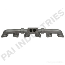 Load image into Gallery viewer, PAI 681107 EXHAUST MANIFOLD KIT FOR DETROIT DIESEL SERIES 60 (USA) (3 PC SEALED ASSEMBLY) (30 DEGREE DOWN ANGLE) | woodlineparts.com