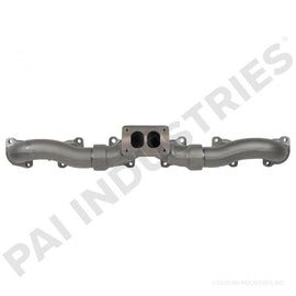 PAI 681107 EXHAUST MANIFOLD KIT FOR DETROIT DIESEL SERIES 60 (USA) (3 PC SEALED ASSEMBLY) (30 DEGREE DOWN ANGLE) | woodlineparts.com