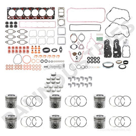 PAI 6BS104-051 CUMMINS N/A ENGINE OVERHAUL KIT (6B) (1.00MM / STD / STD)