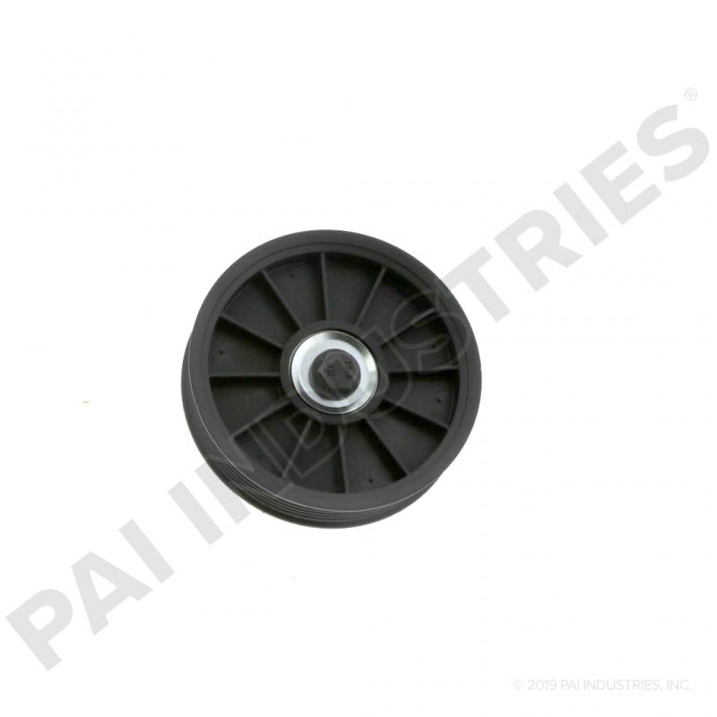 PAI 801111 MACK 786GB41BM IDLER PULLEY (6 GROOVE) (M10 X 90) (ASET) (USA) | woodlineparts.com