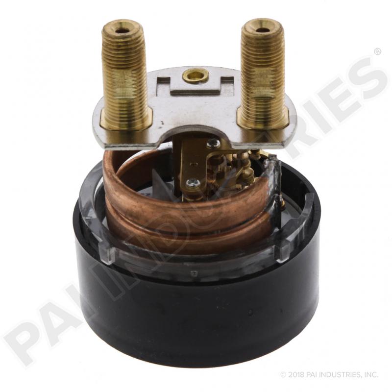 PAI 803461 MACK 7MT261M AIR GAUGE (MECHANICAL) (DUAL) (CHROME) (OEM)