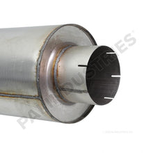 Load image into Gallery viewer, PAI 803645 MACK 2ME3140M MUFFLER (51.00&quot; OAL) (ROUND) (5.00&quot; IN / OUT) (USA) | woodlineparts.com