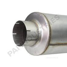 Load image into Gallery viewer, PAI 803645 MACK 2ME3140M MUFFLER (51.00&quot; OAL) (ROUND) (5.00&quot; IN / OUT) (USA) | woodlineparts.com
