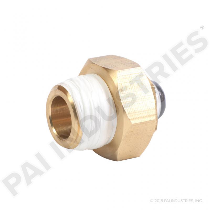 PAI 803867 MACK 20QS238 SURGE TANK GLASS SIGHT CONNECTOR (1/2"-14 NPT) | woodlineparts.com