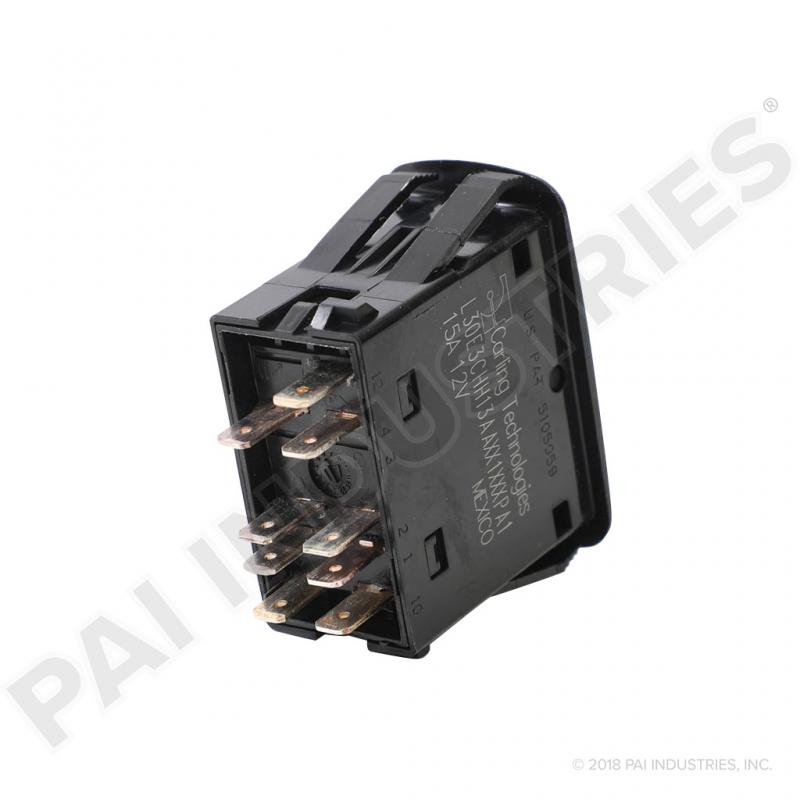 Mack Window Rocker Switch PAI 804140 MACK 1MR4323M15 ELECTRIC WINDOW ROCKER SWITCH CH / CX / CV ...