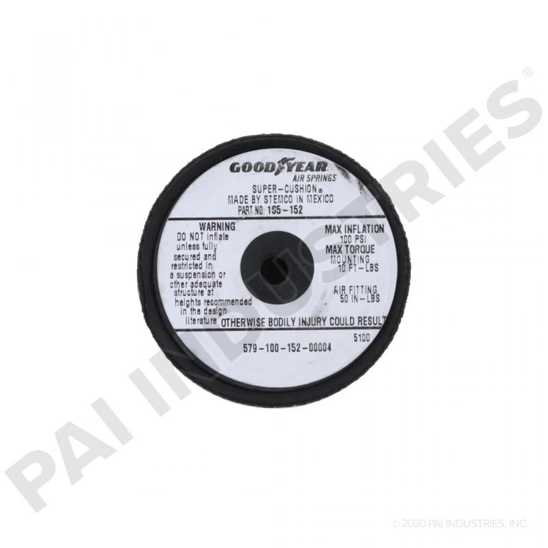 PAI 804269 MACK 8633-1S5152 SUSPENSION AIR SPRING (SLEEVE STYLE) (1S5-152) | woodlineparts.com