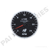PAI 804365 MACK 17MT4107M2 TACHOMETER (ELECTRIC) (0-2400 RPM) (W/HOURS) (OEM) (Discontinued)