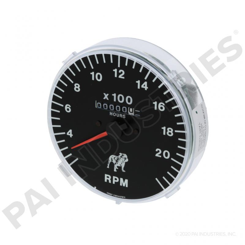 PAI 804366 MACK 17MT4107M10 TACHOMETER (ELECTRIC) (0-2400 RPM) (W/HOURS) (OEM) | woodlineparts.com