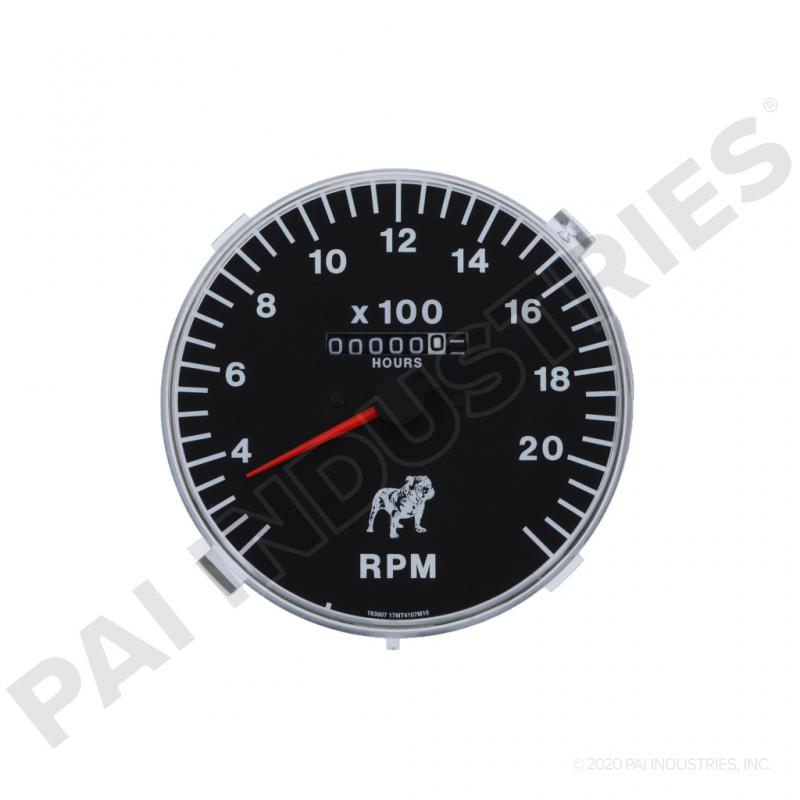 PAI 804366 MACK 17MT4107M10 TACHOMETER (ELECTRIC) (0-2400 RPM) (W/HOURS) (OEM) | woodlineparts.com