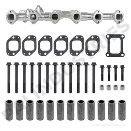 PAI 805076HP MACK & VOLVO EXHAUST MANIFOLD KIT (MP8 / D13) (1 PC ASSEMBLY) (HIGH PERFORMANCE) | woodlineparts.com