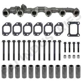 PAI 805076 MACK & VOLVO EXHAUST MANIFOLD KIT (MP8 / D13) (1 PC ASSEMBLY) | woodlineparts.com