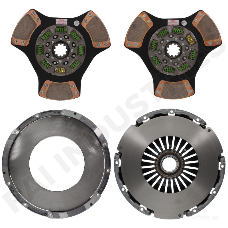 PAI 960337 DANA 104200-1 MEDIUM DUTY CLUTCH ASSY (DOUBLE) (2500 LB) (USA)