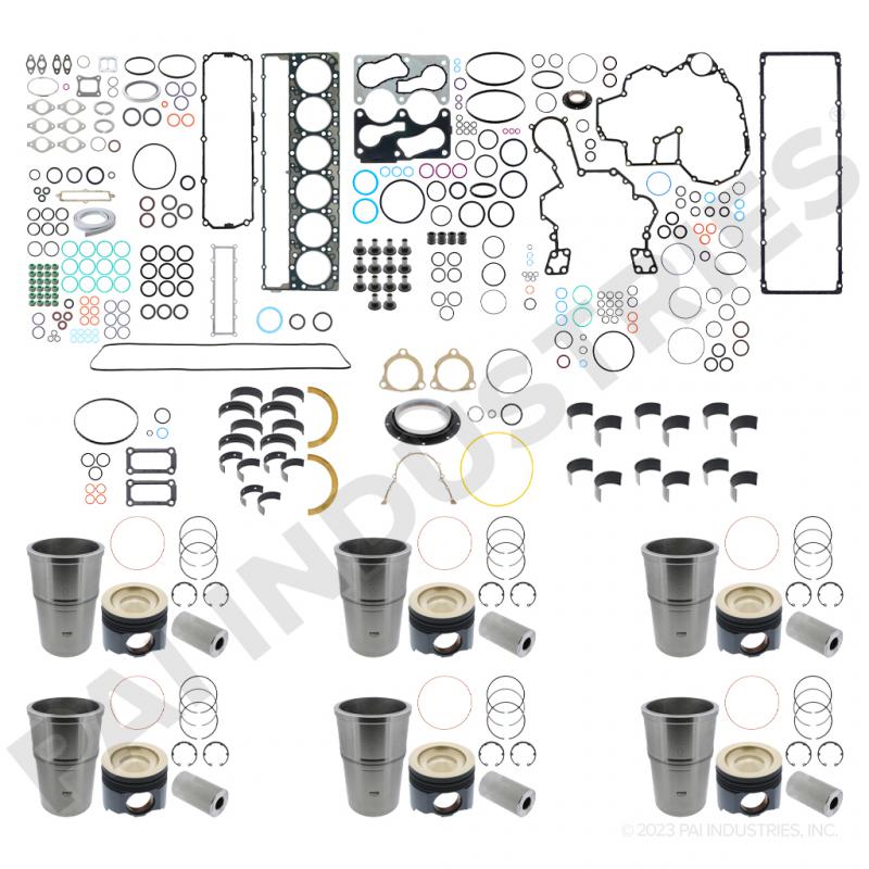 PAI C13601-017HP CATERPILLAR ENGINE OVERHAUL KIT (C13) (1 PC) (STD / STD) (HIGH PERFORMANCE) | woodlineparts.com