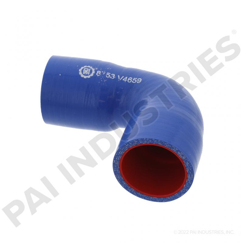 PAI ECH-8753 MACK 744GB46 COOLANT HOSE ELBOW (1-5/8" X 1-1/2" ID) (SILICONE) | woodlineparts.com
