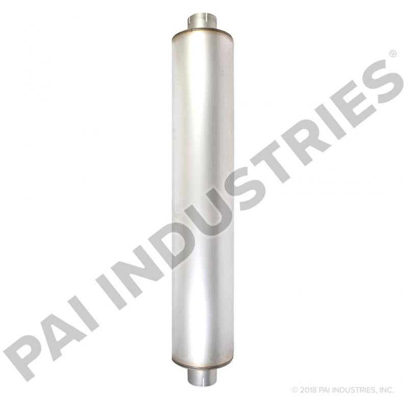 PAI EEM-1879 MACK 2191-MFM090544 MUFFLER (ROUND) (51.00" OAL) (4.00" / 4.00") Donaldson M090544 | woodlineparts.com