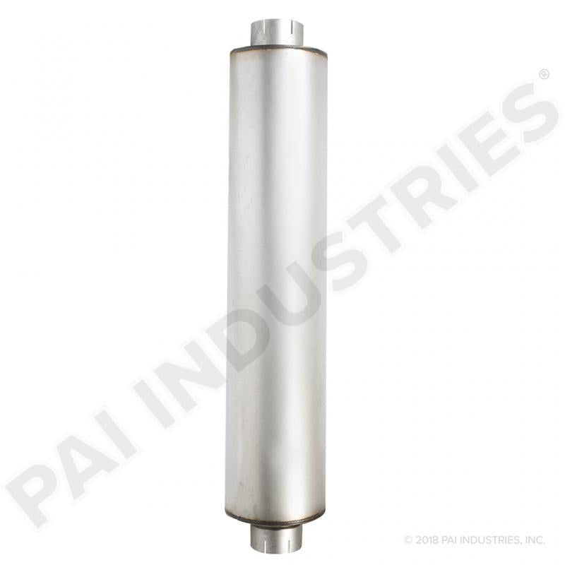 PAI EEM-1908 MACK 2ME3104 MUFFLER (5.00" INLET / 5.00" OUTLET) (M100582) | woodlineparts.com