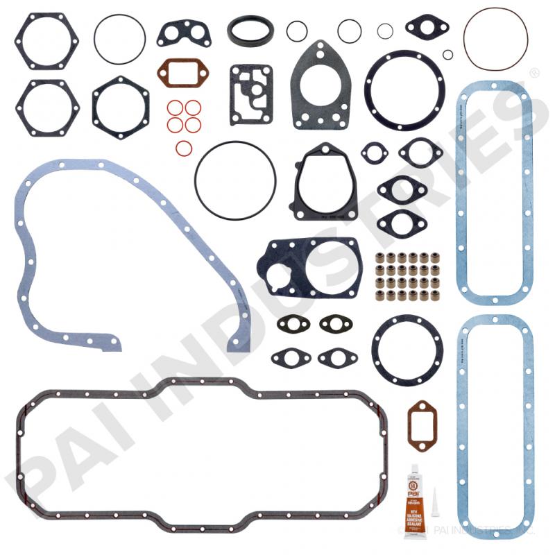 PAI 803911 MACK N/A OVERHAUL GASKET SET (E6) (4 VALVE HEAD)