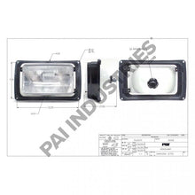 Load image into Gallery viewer, PAI EM42390 MACK 2MO516CM HEADLAMP (EARLY CH / RB / RD) (12V) (HALOGEN)