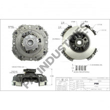 Load image into Gallery viewer, PAI EM97560 MACK / DANA 155698-6 PRESSURE PLATE ASSEMBLY (15-1/2&quot;)
