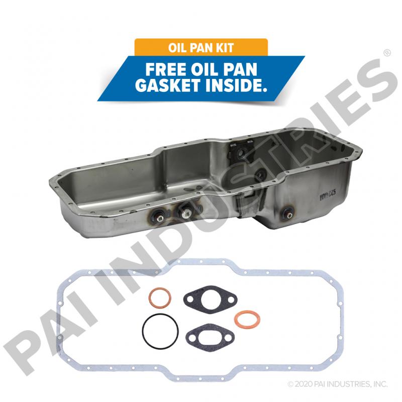 PAI EOP-2033 MACK 240GB5241M OIL PAN (E7) (28 QT) (REAR SUMP) (OEM) | woodlineparts.com