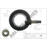 PAI ER79940 ROCKWELL A-35808-23 GEAR KIT (SQHD / SLHD) (6.17 RATIO)