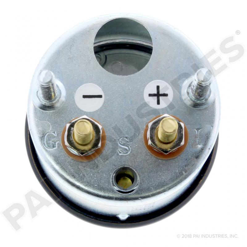 PAI FGG-0561 MACK 51MS39 VOLTMETER GAUGE 12V) (2-1/8") (25157441)