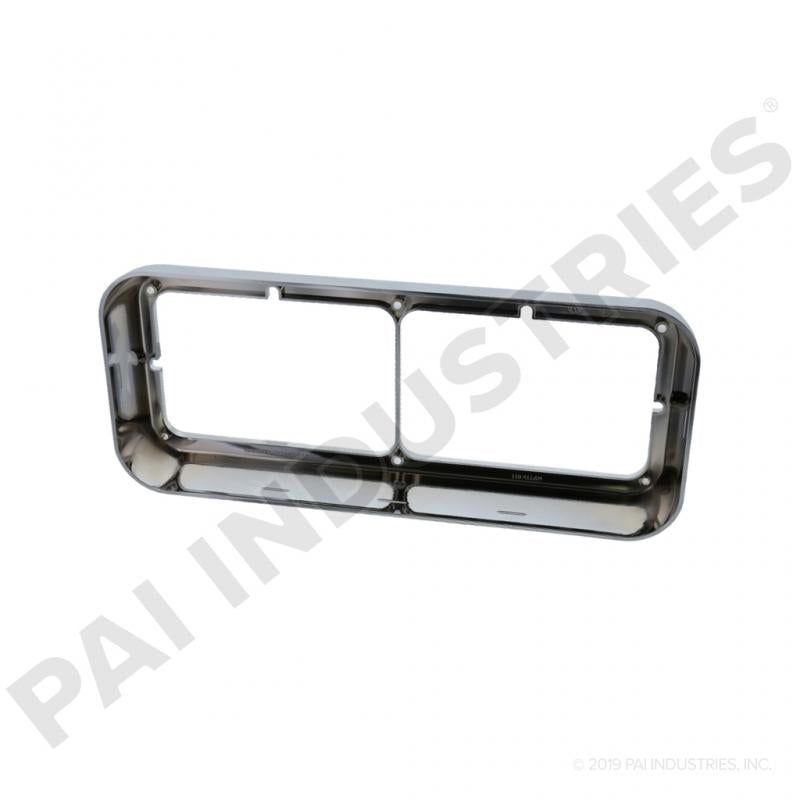 PAI FHB-4242 MACK 111MO43 HEADLAMP BEZEL KIT (PLASTIC) (CHROME) (USA)