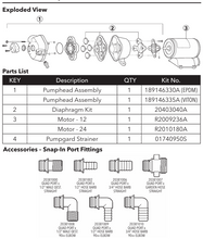 Load image into Gallery viewer, FLOJET® FJ R4426143A PUMP VFLO 5.0 AUTOMATIC DIAPHRAGM SYSTEM PUMP 12V