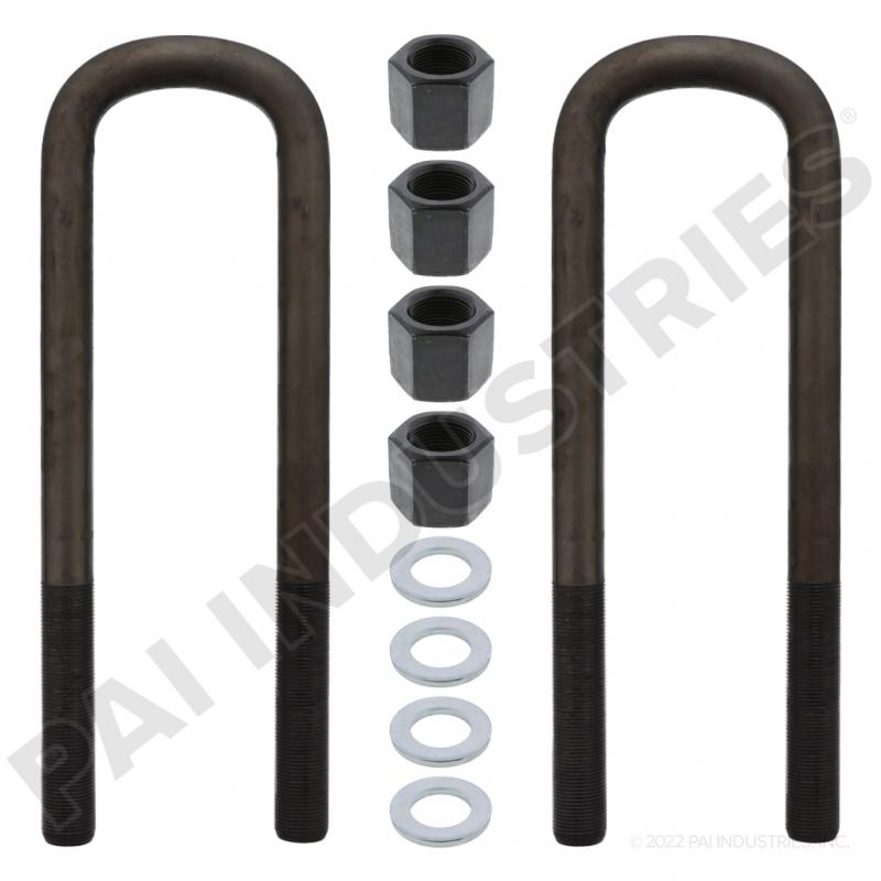 PACK OF 2 PAI FUB-4763C MACK 7QK3148P3 SEMI-ROUND U BOLT KIT (USA)