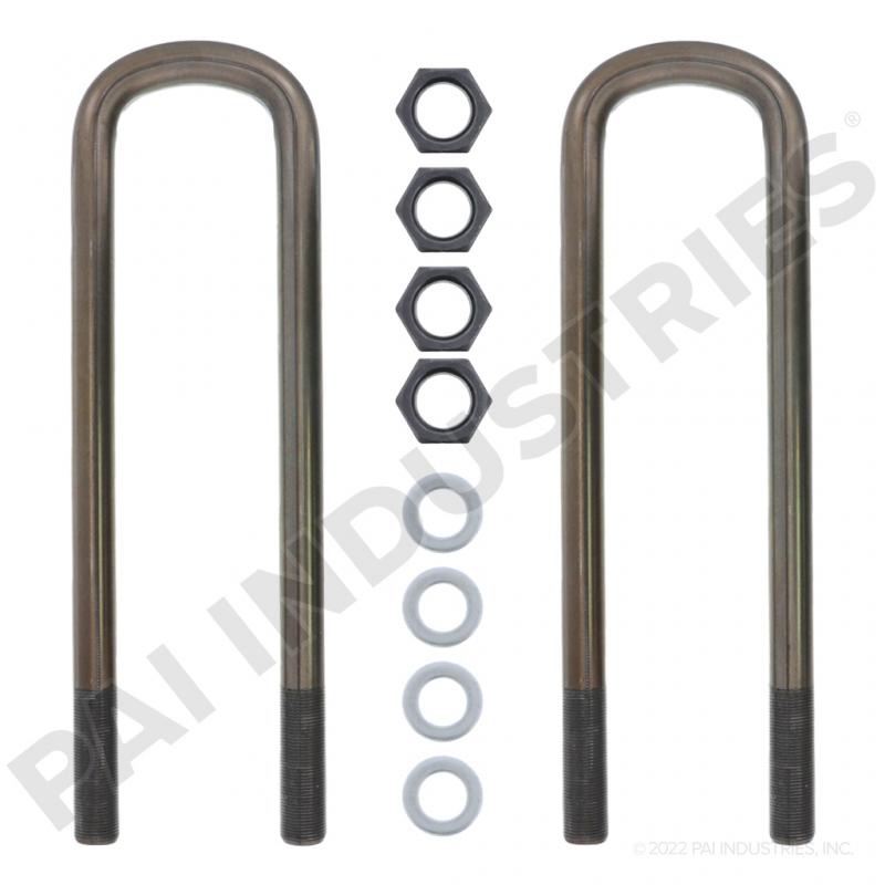 PACK OF 2 PAI FUB-4766C MACK 7QK3148P6 SEMI-ROUND U-BOLT KIT (USA) | woodlineparts.com